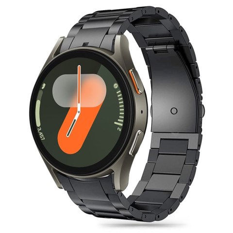Pasek bransoleta na Samsung Galaxy Watch 4 / 5 / 5 Pro / 6 / 7 / FE Stainless - czarny