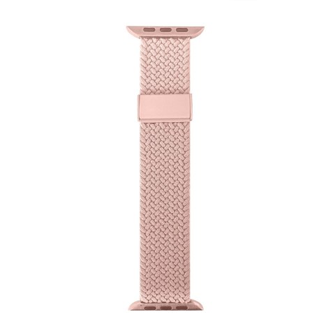 Pasek nylonowy do Apple Watch 38 40 41 mm Loop - różowy