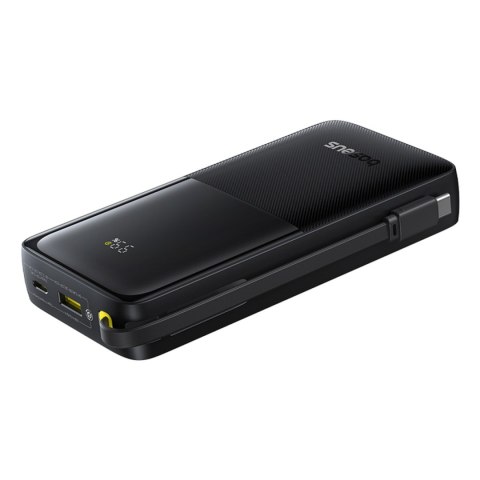 Powerbank Bipow 2 20000mah 20W z wyświetlaczem wbudowanym kablem USB-C - czarny