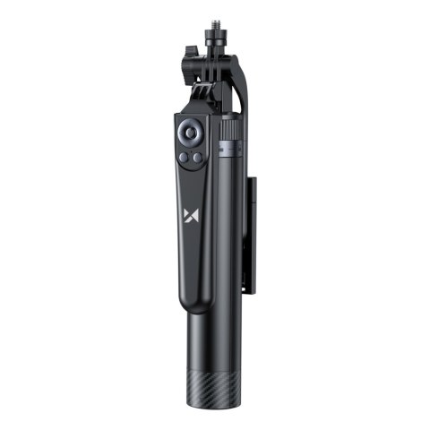 Selfie stick kijek z uchwytem do smartfona teleskopowy tripod 1.3m - czarny