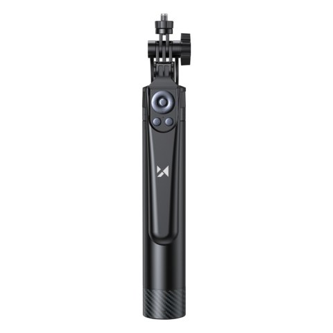 Selfie stick kijek z uchwytem do smartfona teleskopowy tripod 1.3m - czarny
