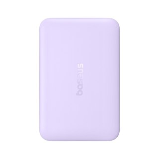 Powerbank indukcyjny 10000mAh 22.5W MagSafe z kablem USB-C 20V/3A 0.3m - fioletowy