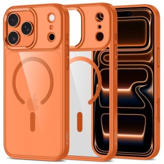 Etui case plecki na iPhone 17 Pro Max MagMat MagSafe - przezroczysto-pomarańczowe