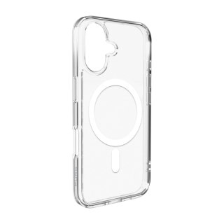 Etui pokrowiec case na iPhone 17 Lite Mag MagSafe - przezroczyste biały pierścień