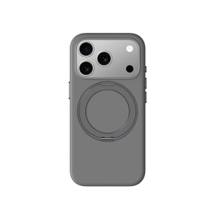 Etui pokrowiec na iPhone 17 Pro Max z podstawką Cloudie - szare