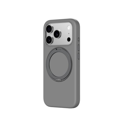 Etui pokrowiec na iPhone 17 Pro Max z podstawką Cloudie - szare
