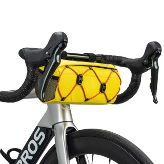 Torba rowerowa na kierownicę z paskiem 2.2L - żółta