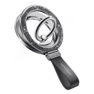 Uchwyt ring magnetyczny do telefonu - czarny