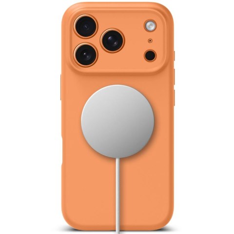 Etui pokrowiec na iPhone 17 Pro Max Silicone MagSafe - pomarańczowe