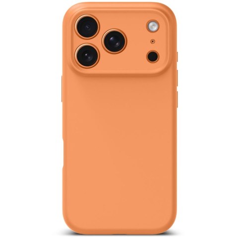 Etui pokrowiec na iPhone 17 Pro Max Silicone MagSafe - pomarańczowe