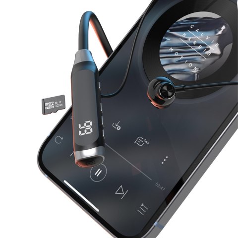 Słuchawki bezprzewodowe U5 Max Bluetooth z pałąkiem na szyję - czarne