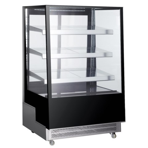 Witryna chłodnicza cukiernicza 3-półkowa jezdna LED 500L