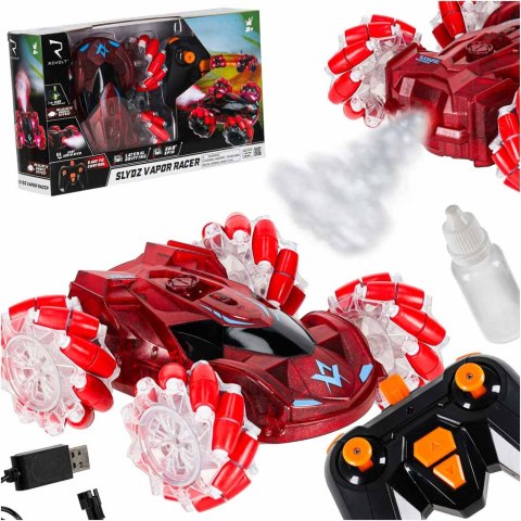 Samochód zdalnie sterowany na pilota Drift Off-Road REVOLT Slydz Vapor Racer 360 czerwony