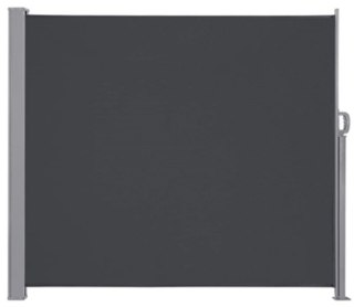 Markiza boczna tarasowa LUARO parawan zwijany 160 x 300 cm szary