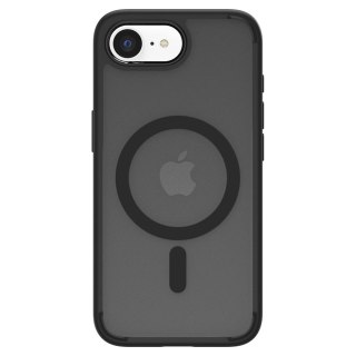 Etui case na iPhone 16e Ultra Hybrid MagSafe - czarne półprzezroczyste