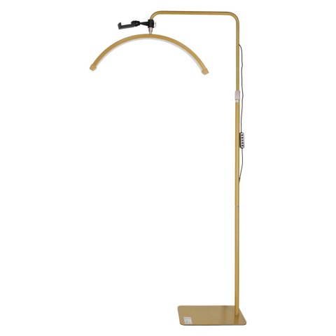 Lampa do przedłużania rzęs LED 36W regulowana kosmetyczna bezcieniowa łuk złota