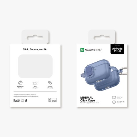 Etui do słuchawek AirPods Pro 3 Minimal Case - niebieskie
