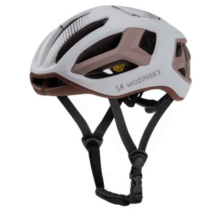 Kask rowerowy szosowy ultracienki 57-62 cm - taupe