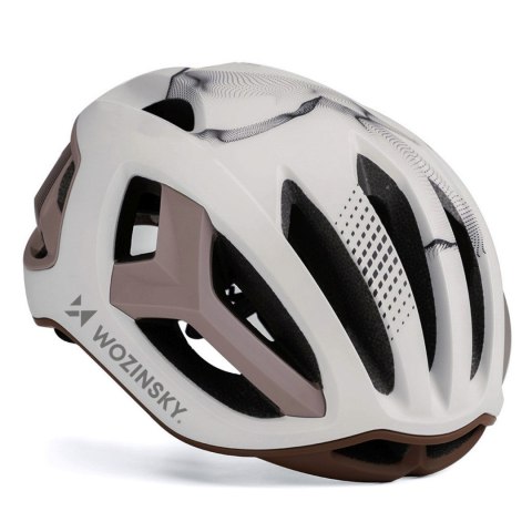 Kask rowerowy szosowy ultracienki 57-62 cm - taupe
