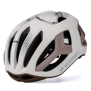 Kask rowerowy szosowy ultralekki 54-58 cm - taupe