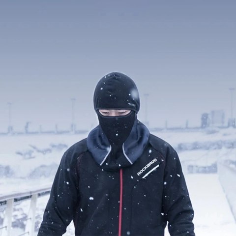 Kominiarka rowerowa kolarska rozmiar uniwersalny - czarna