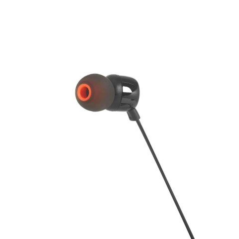 Słuchawki przewodowe douszne z pilotem mini jack 3.5mm JBL Tune 160 - czarne