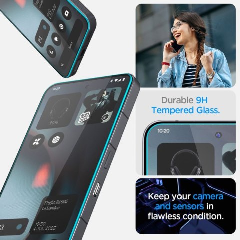Szkło hartowane na Nothing Phone 3 Glas.TR EZ Fit przezroczyste - 2 szt.