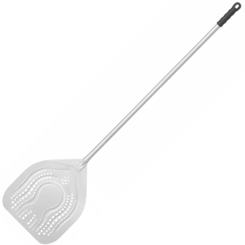 Łopata do pizzy Arena kwadratowa perforowana z wygiętym uchwytem 350 x 1500 mm