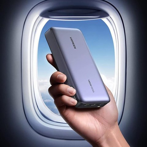 Powerbank 20000mAh USB-A USB-C Nexode 30W - szary