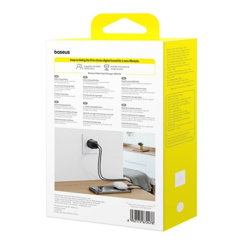 Ładowarka sieciowa Palm 30W USB-C USB-A - czarna