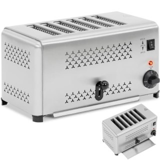 Toster opiekacz kanapkowy do chleba na 6 grzanek 2500 W
