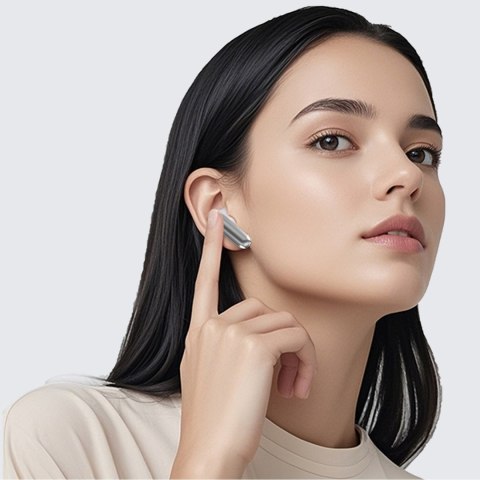 Słuchawki bezprzewodowe U21 TWS ANC ENC Bluetooth - białe