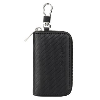 Etui antykradzieżowe na klucze samochodowe RFID klatka Faradaya - czarne