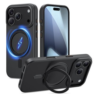 Etui case na iPhone 17 Pro Max MagRing MagSafe - czarny mat