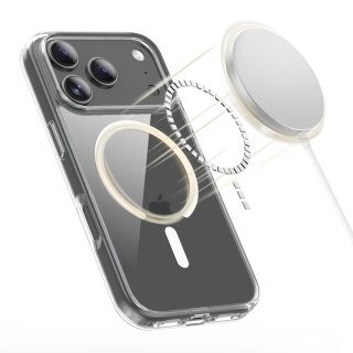 Etui pokrowiec na iPhone 17 Pro FlexAir Hybrid MagSafe - przezroczyste