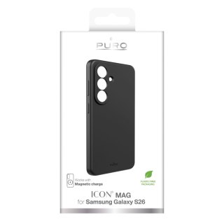 Etui silikonowe na Samsung Galaxy S26 ICON MAG MagSafe - czarne