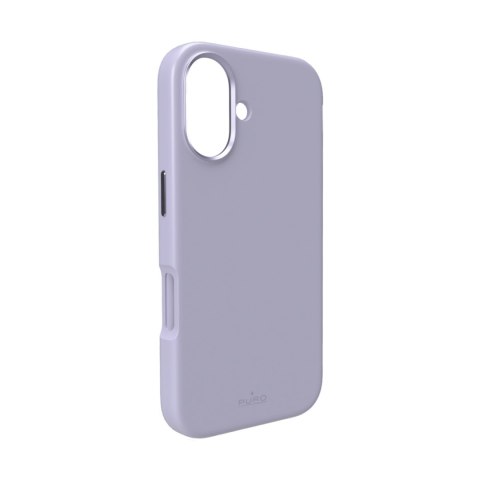 Etui z aluminiowymi przyciskami na iPhone 17 Icon Mag Pro Liquid Silicone MagSafe - lawendowe