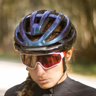 Kask na rower hulajnogę HC-58C-M 55-58 cm - niebieski kameleon