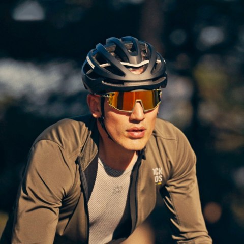 Kask ochronny rowerowy HC-58BK-L 58-61 cm - czarno-szary