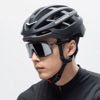 Kask ochronny rowerowy HC-58BK-M 55-58 cm - czarno-szary