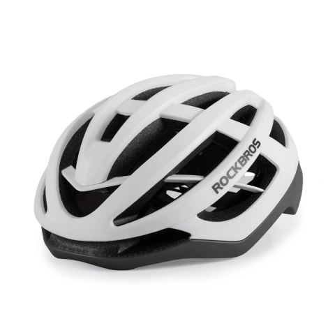 Kask ochronny rowerowy HC-58WG-M 55-58 cm - biało-szary