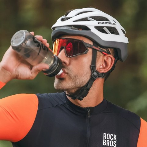 Kask ochronny rowerowy HC-58WG-M 55-58 cm - biało-szary