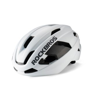 Kask rowerowy LK-15 z włókna węglowego 58-62 cm - biały
