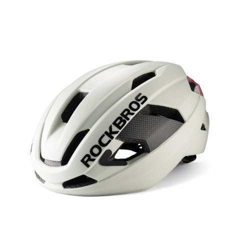 Kask rowerowy LK-15 z włókna węglowego 58-62 cm - jasnoszary
