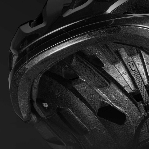 Kask rowerowy młodzieżowy LK-67 z odpinanym daszkiem 54-58 cm - szary