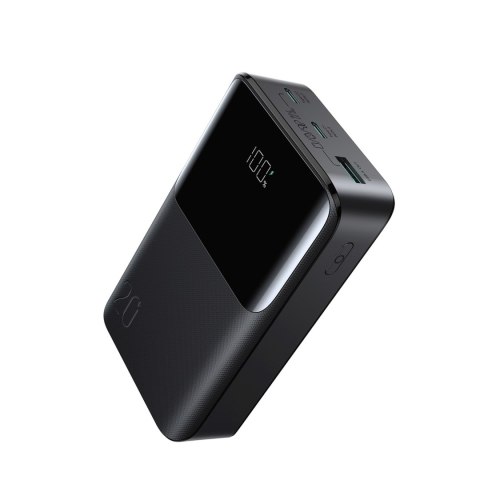 Powerbank 20000mAh 22.5W USB-A USB-C z wyświetlaczem JR-QP192 Mini - czarny