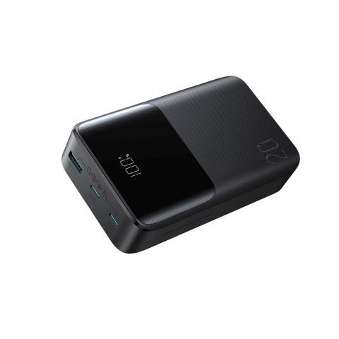 Powerbank 20000mAh 22.5W USB-A USB-C z wyświetlaczem JR-QP192 Mini - czarny