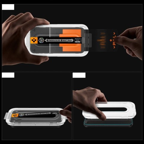 Szkło prywatyzujące z aplikatorem na iPhone 16 Pro Max / 17 Pro Max Glas.TR EZ Fit Pro