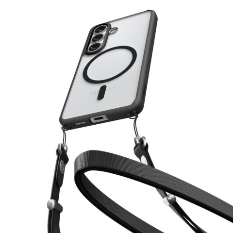 Etui na Samsung Galaxy S26+ Ultra Hybrid Mag MagSafe - przezroczysto-czarne