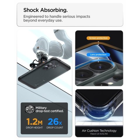Etui pokrowiec case na Samsung Galaxy S26 Ultra Tough Armor Mag MagSafe - zielone